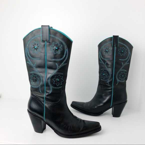 light blue cowgirl boots